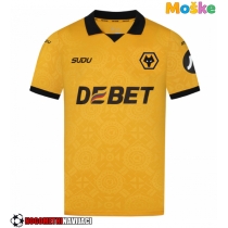 Moške Nogometnih dresov Wolves Domači 2025-26 Kratki rokavi